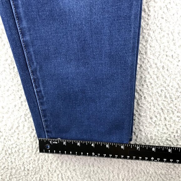 SOFT SURROUNDINGS Womens SMALL The Ultimate Pull On Stretch Denim Crop Jeans - Picture 10 of 12